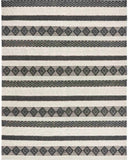 Hauteloom Whittington CARRS White Woven/Flatwoven Wool Rug