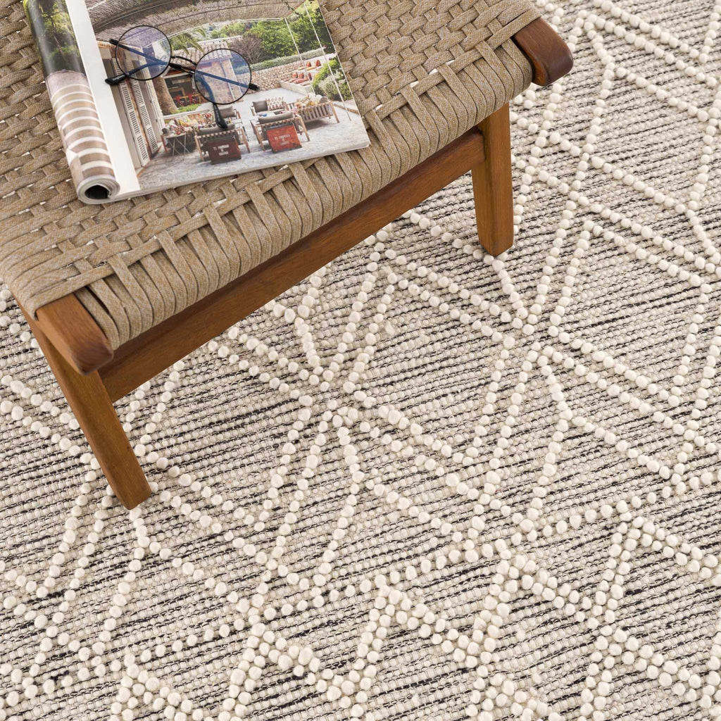 Hauteloom Ramsbury RMS Ivory Woven/Flatwoven Cotton Rug