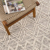 Hauteloom Ramsbury RMS Ivory Woven/Flatwoven Cotton Rug