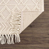 Hauteloom Leonardtown LNRD Ivory Woven/Flatwoven Cotton Rug