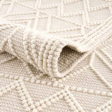 Hauteloom Leonardtown LNRD Ivory Woven/Flatwoven Cotton Rug