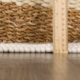 Hauteloom Leonardtown LNRD Ivory Woven/Flatwoven Cotton Rug
