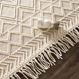 Hauteloom Leonardtown LNRD Ivory Woven/Flatwoven Cotton Rug