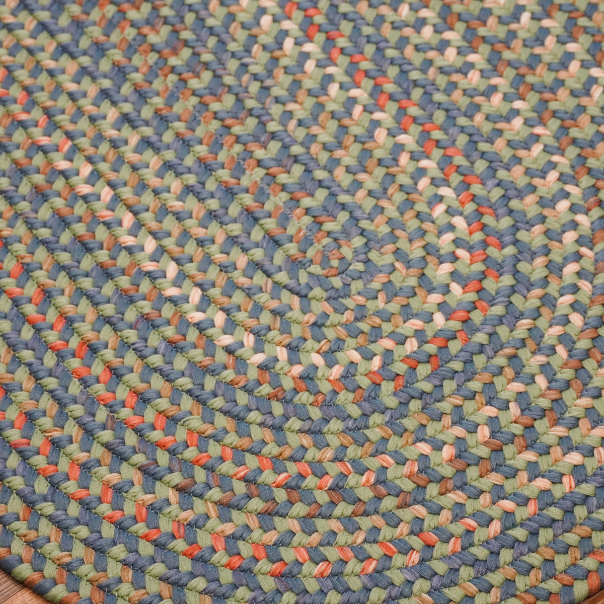 Colonial Mills Colgate CG96 Multi-Round-Bluegrass Rug