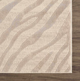 Hauteloom Manteca MNTNM Light Gray Machine Made Polypropylene Rug