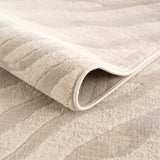 Hauteloom Manteca MNTNM Light Gray Machine Made Polypropylene Rug