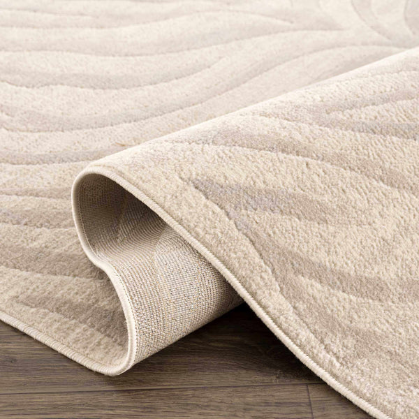 Hauteloom Manteca MNTNM Light Gray Machine Made Polypropylene Rug