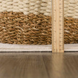 Hauteloom Manteca MNTNM Light Gray Machine Made Polypropylene Rug