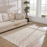 Hauteloom Manteca MNTNM Light Gray Machine Made Polypropylene Rug