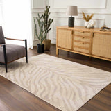 Hauteloom Manteca MNTNM Light Gray Machine Made Polypropylene Rug