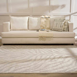 Hauteloom Manteca MNTNM Light Gray Machine Made Polypropylene Rug