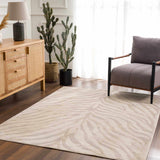 Hauteloom Manteca MNTNM Light Gray Machine Made Polypropylene Rug