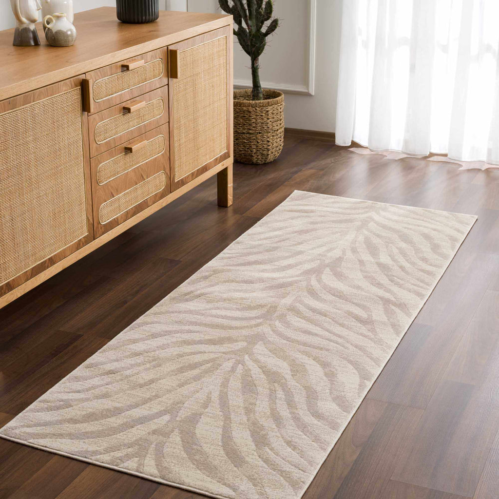 Hauteloom Manteca MNTNM Light Gray Machine Made Polypropylene Rug