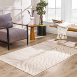 Hauteloom Manteca MNTNM Light Gray Machine Made Polypropylene Rug