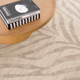 Hauteloom Manteca MNTNM Light Gray Machine Made Polypropylene Rug