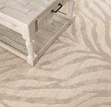 Hauteloom Manteca MNTNM Light Gray Machine Made Polypropylene Rug