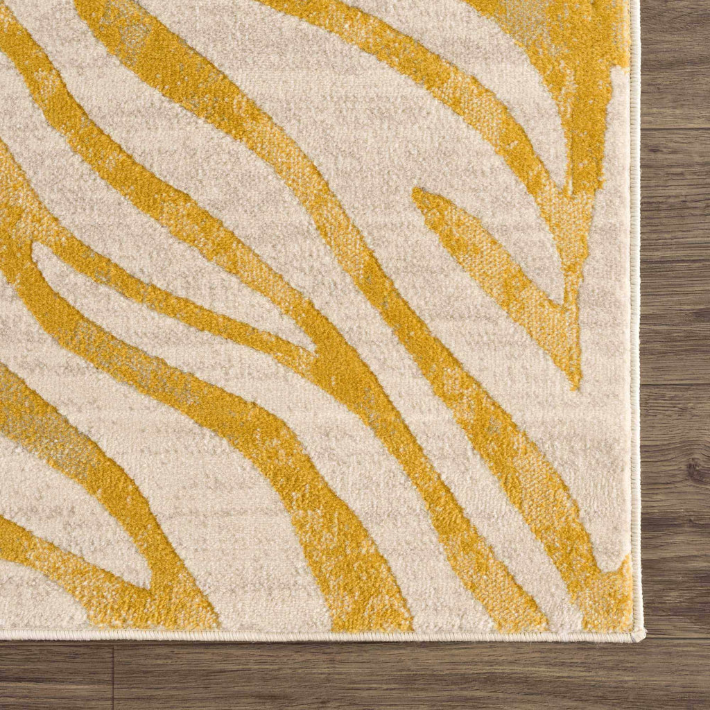 Hauteloom Terra TR Mustard Machine Made Polypropylene Rug