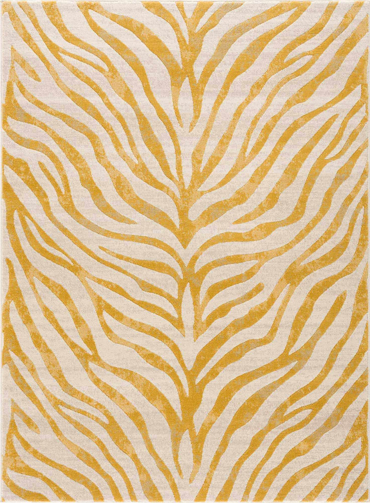 Hauteloom Terra TR Mustard Machine Made Polypropylene Rug