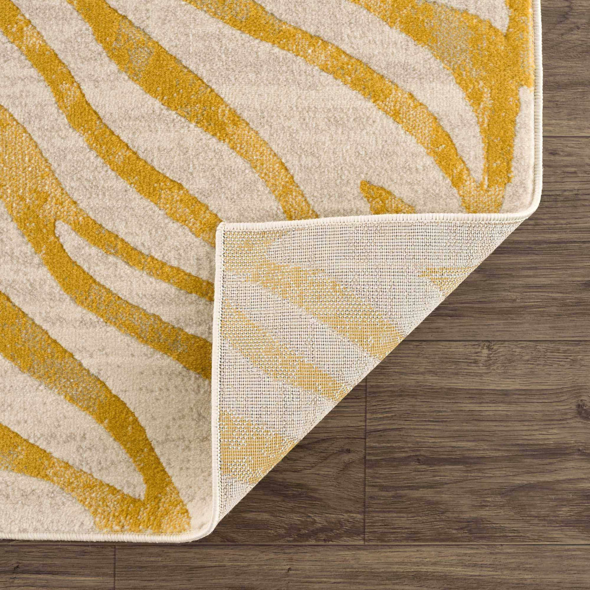 Hauteloom Terra TR Mustard Machine Made Polypropylene Rug
