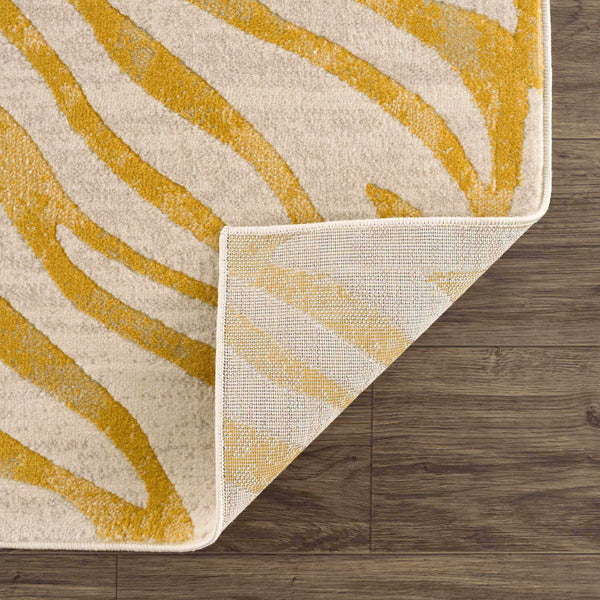 Hauteloom Terra TR Mustard Machine Made Polypropylene Rug