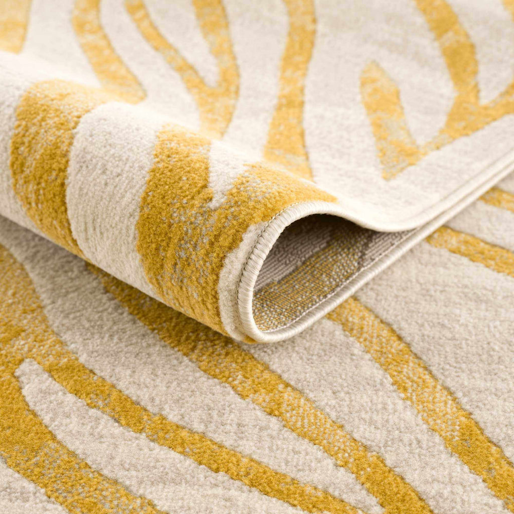 Hauteloom Terra TR Mustard Machine Made Polypropylene Rug