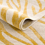 Hauteloom Terra TR Mustard Machine Made Polypropylene Rug