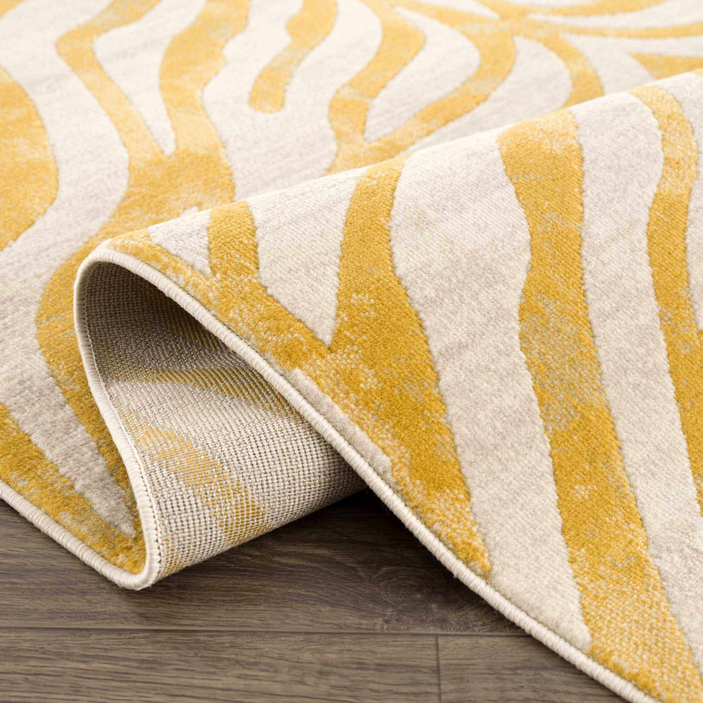 Hauteloom Terra TR Mustard Machine Made Polypropylene Rug
