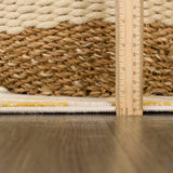 Hauteloom Terra TR Mustard Machine Made Polypropylene Rug