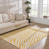 Hauteloom Terra TR Mustard Machine Made Polypropylene Rug