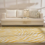 Hauteloom Terra TR Mustard Machine Made Polypropylene Rug