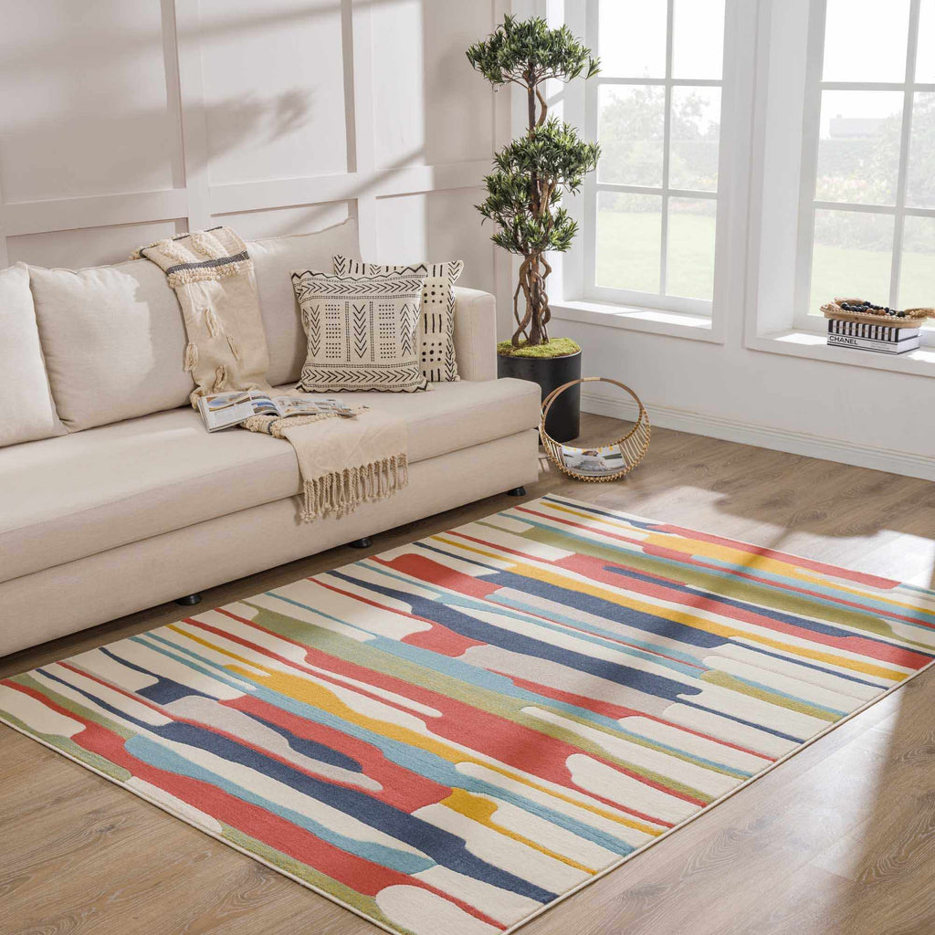 Hauteloom Southfields STHF Charcoal Machine Made Polypropylene Rug