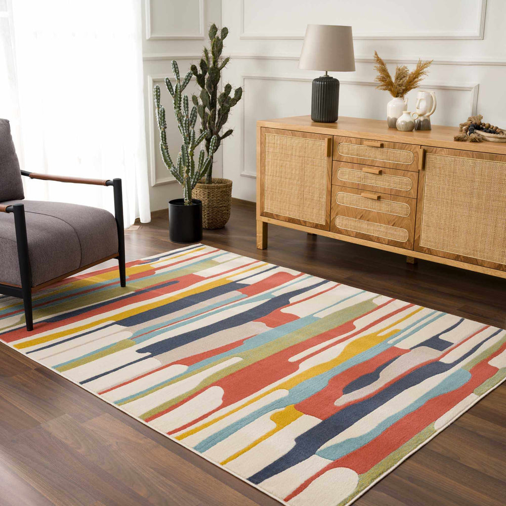 Hauteloom Southfields STHF Charcoal Machine Made Polypropylene Rug