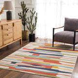 Hauteloom Southfields STHF Charcoal Machine Made Polypropylene Rug