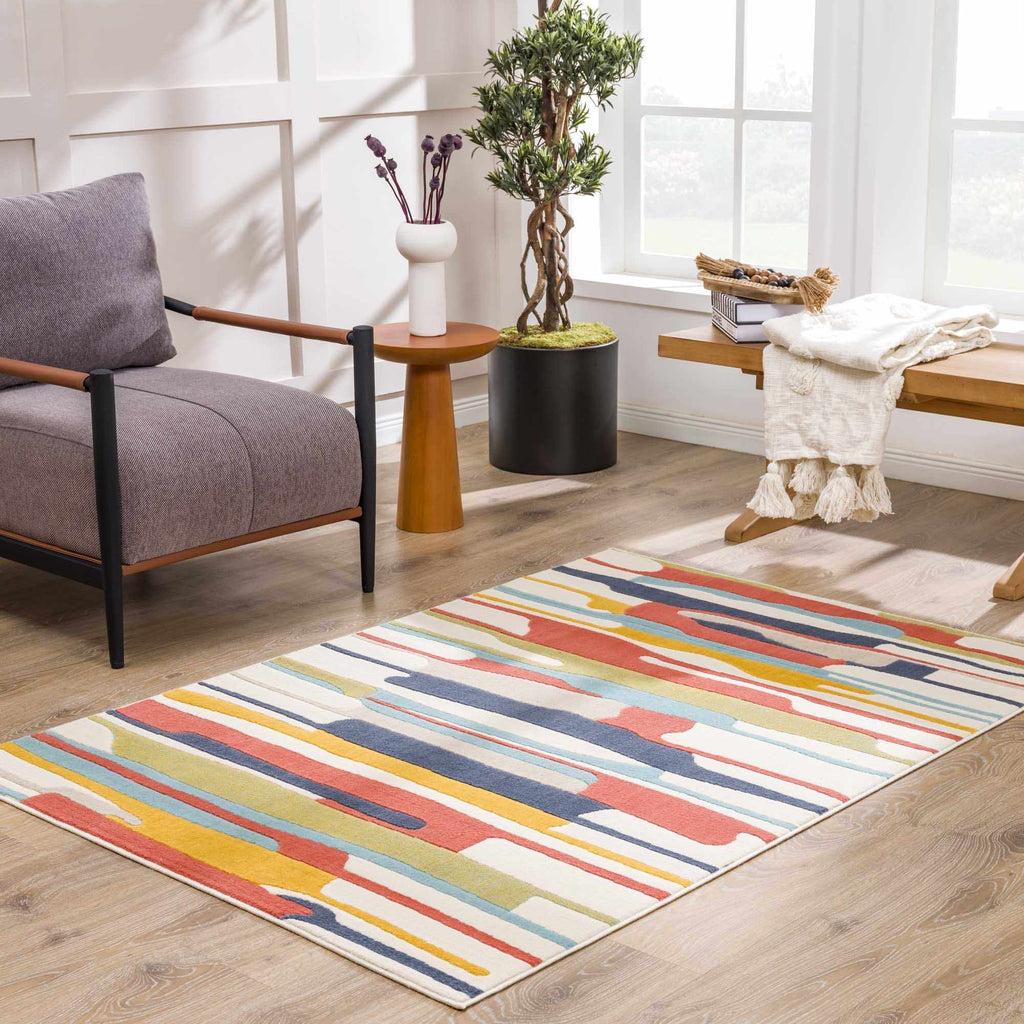 Hauteloom Southfields STHF Charcoal Machine Made Polypropylene Rug