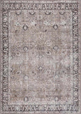 Hauteloom Ganyangan GANY Black Machine Made Chenille-Polyester Rug