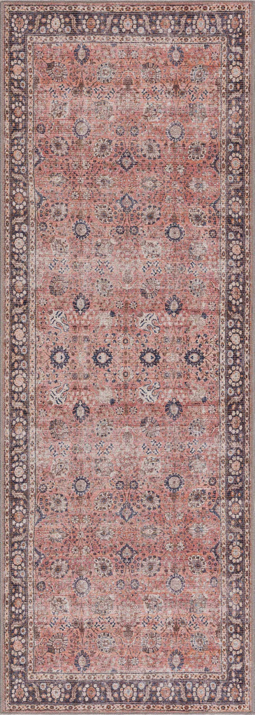 Hauteloom Watchtower WTC Black Machine Made Chenille-Polyester Rug