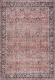 Hauteloom Watchtower WTC Black Machine Made Chenille-Polyester Rug
