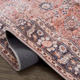 Hauteloom Watchtower WTC Black Machine Made Chenille-Polyester Rug