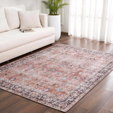 Hauteloom Watchtower WTC Black Machine Made Chenille-Polyester Rug