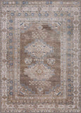 Hauteloom Baltinglass BLTN Blue Machine Made Chenille-Polyester Rug