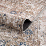 Hauteloom Baltinglass BLTN Blue Machine Made Chenille-Polyester Rug