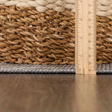 Hauteloom Baltinglass BLTN Blue Machine Made Chenille-Polyester Rug