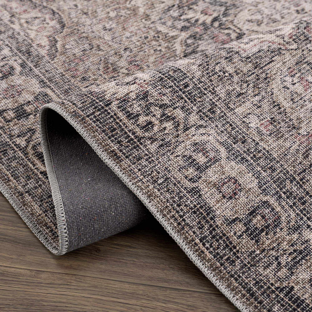 Hauteloom Greenpoint GRNPN Beige Machine Made Chenille-Polyester Rug