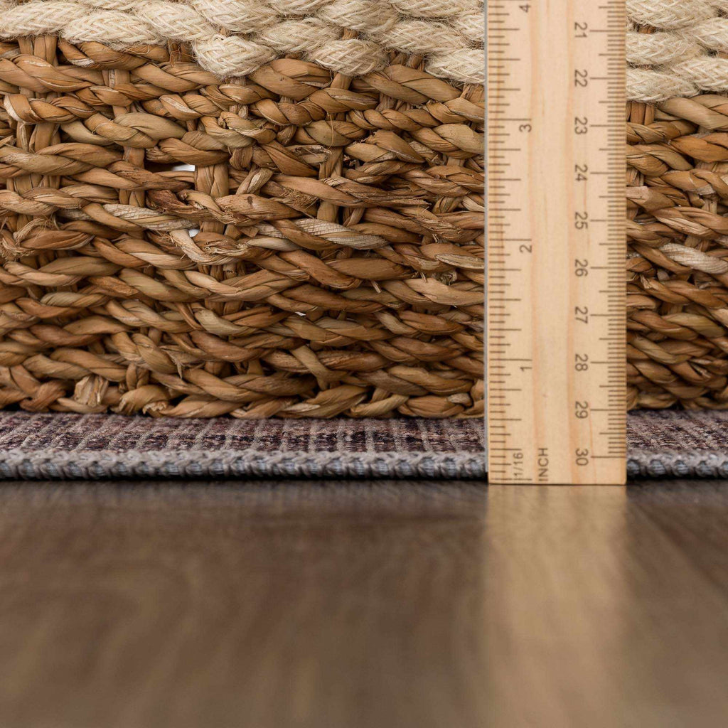 Hauteloom Greenpoint GRNPN Beige Machine Made Chenille-Polyester Rug