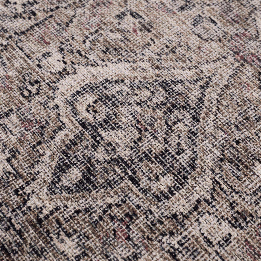 Hauteloom Greenpoint GRNPN Beige Machine Made Chenille-Polyester Rug
