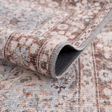 Hauteloom Dauis DAUI Cream Machine Made Chenille-Polyester Rug