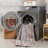 Hauteloom Dauis DAUI Cream Machine Made Chenille-Polyester Rug