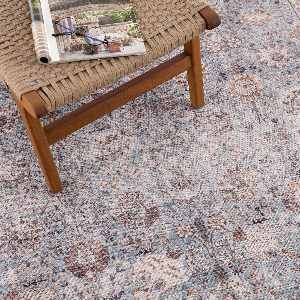 Hauteloom Dauis DAUI Cream Machine Made Chenille-Polyester Rug