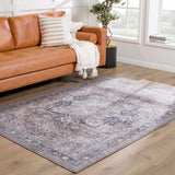 Hauteloom Abner ABN White Machine Made Chenille-Polyester Rug