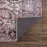 Hauteloom Limited Edition VIH Peach Machine Made Chenille-Polyester Rug